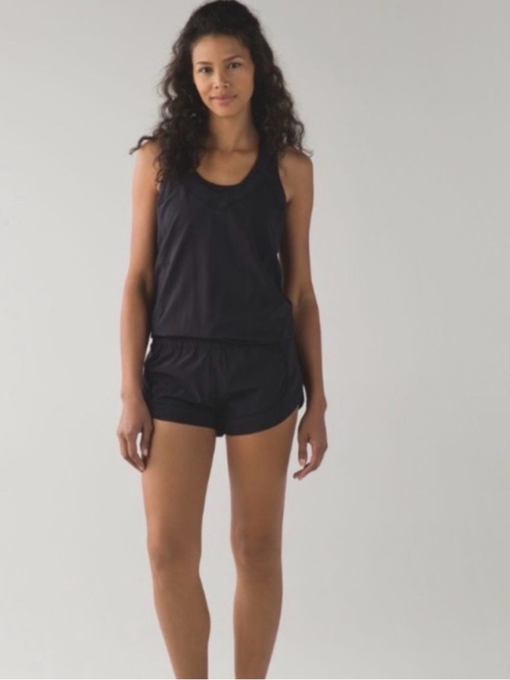 Women's Black Sleep Tank & Shorts Set